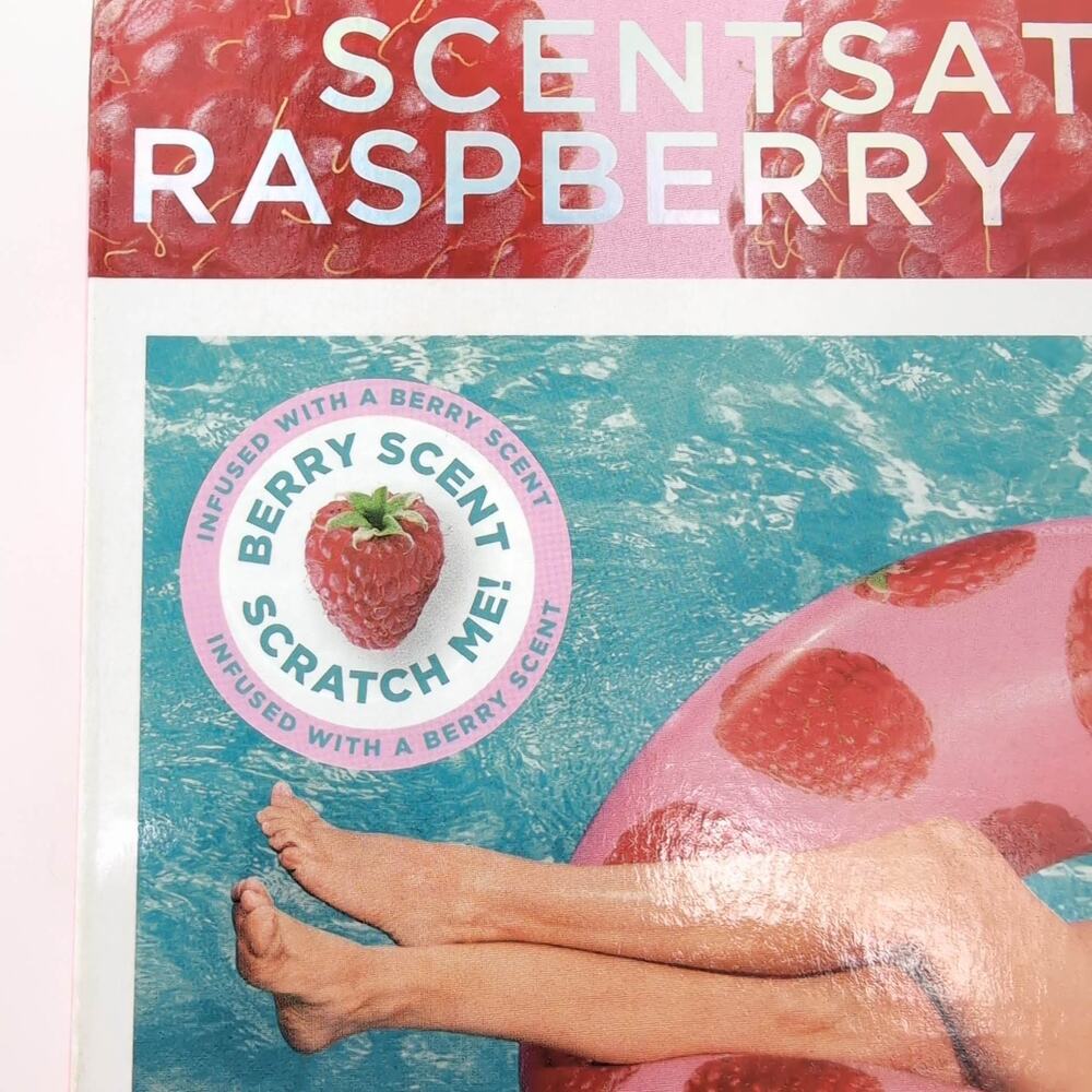 H2O Go Scentsational Raspberry Scented Inflatable Swimming Pool Ring Float - New - Picture 3 of 10